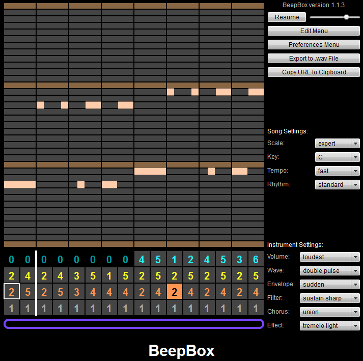 BeepBox screenshot