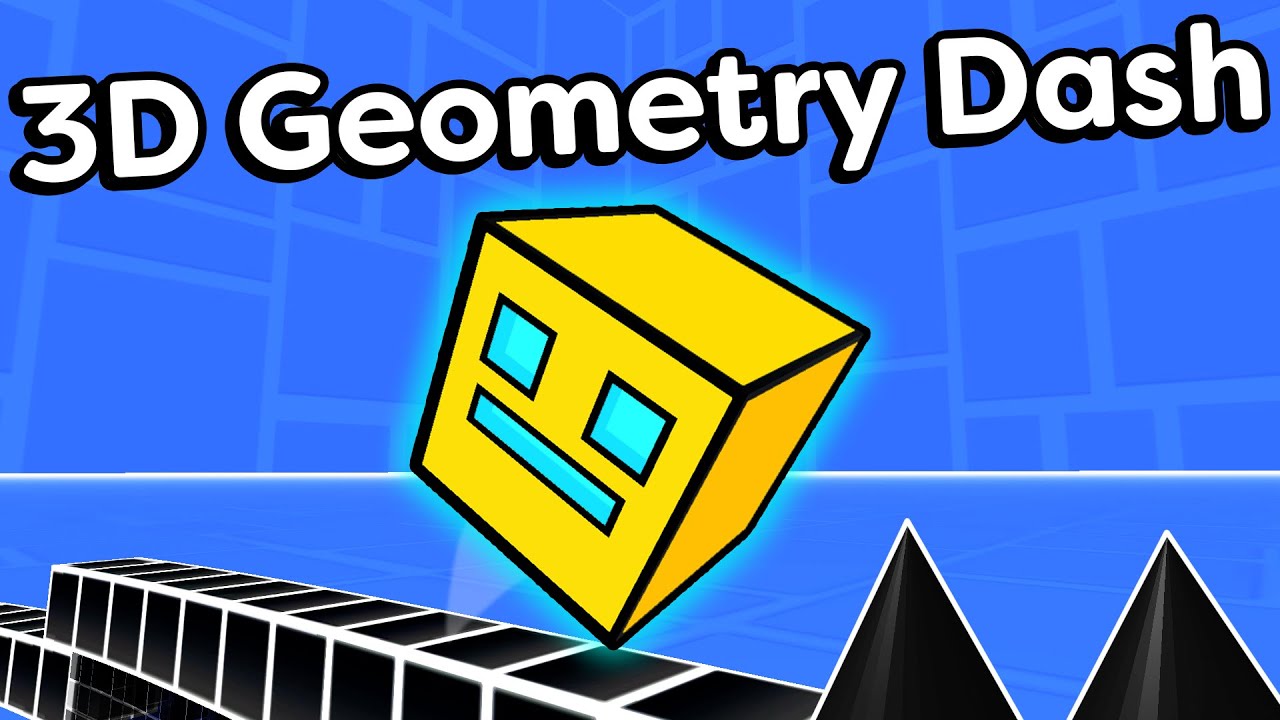 Geometry Dash But 3D screenshot